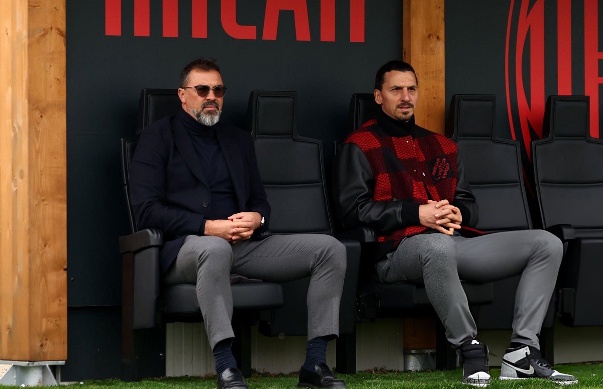 Jovan Kirovski and Zlatan Ibrahimovic