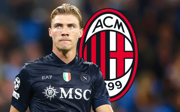 Rasmus Hojlund of Napoli