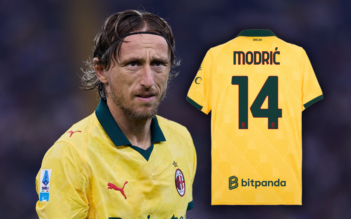 Luka Modric shirt sales third kit