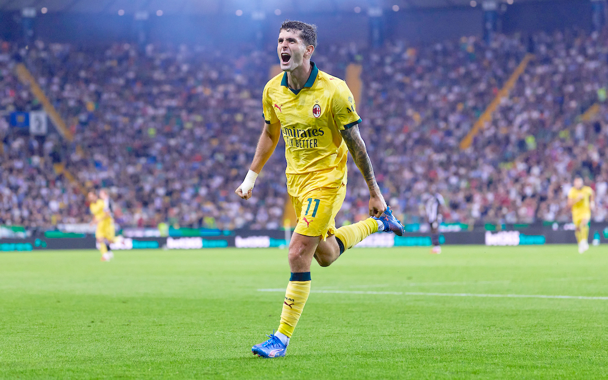Christian Pulisic of AC Milan