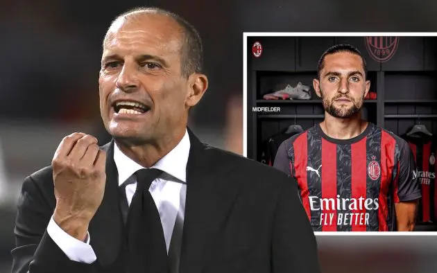 Head coach of AC Milan Massimiliano Allegri