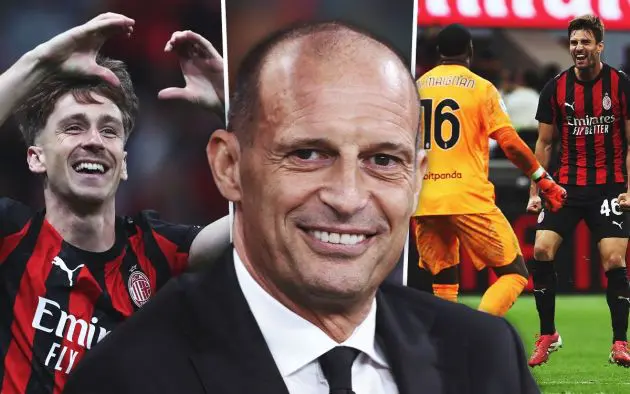 Allegri smiles