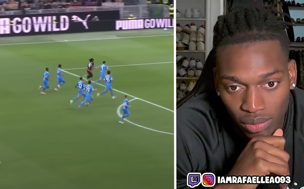 Leao admits Napoli cameo was tough physically and discusses ‘7v1’ – video