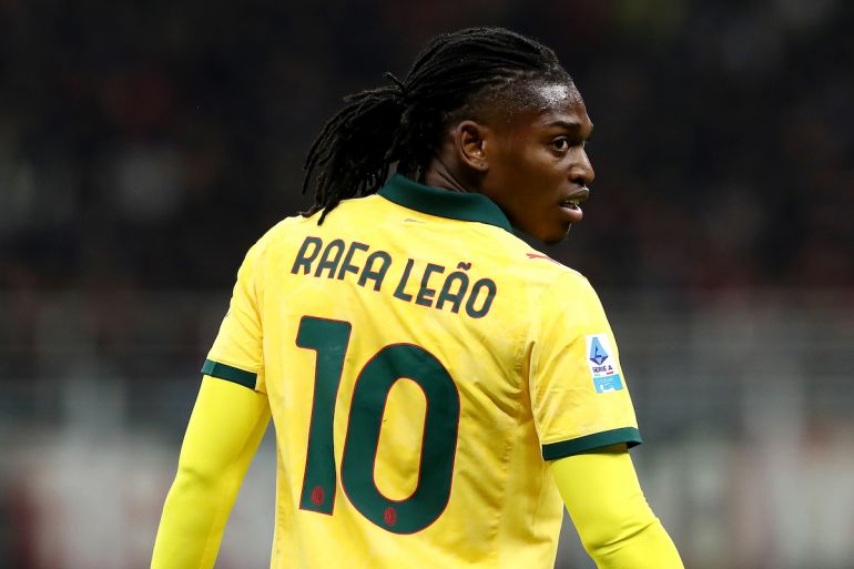 ピ*ル様 ACミラン RAFA Leão 10番 シャツ　レオン 2024-25 AC Milan Third L/S Shirt Rafa Leao #10