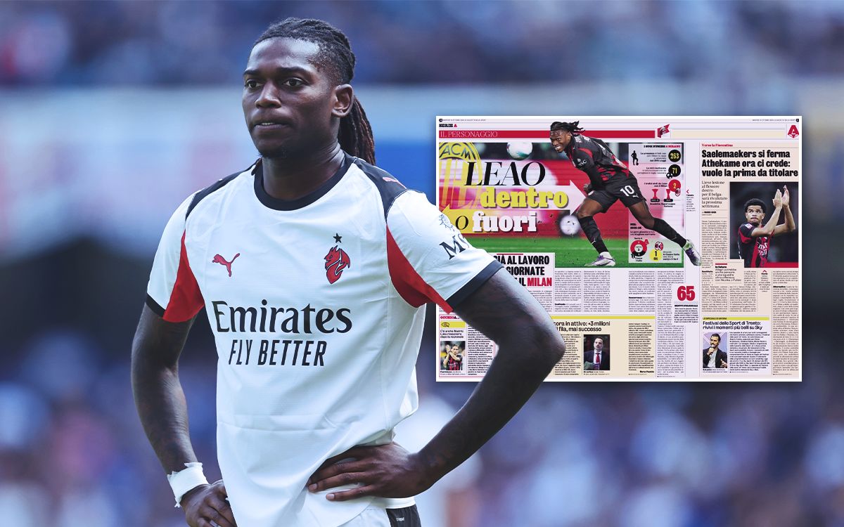 GdS: Uncharted territory - Leao has five days to re-establish attacking hierarchy