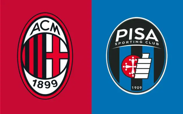 AC Milan Pisa key stats