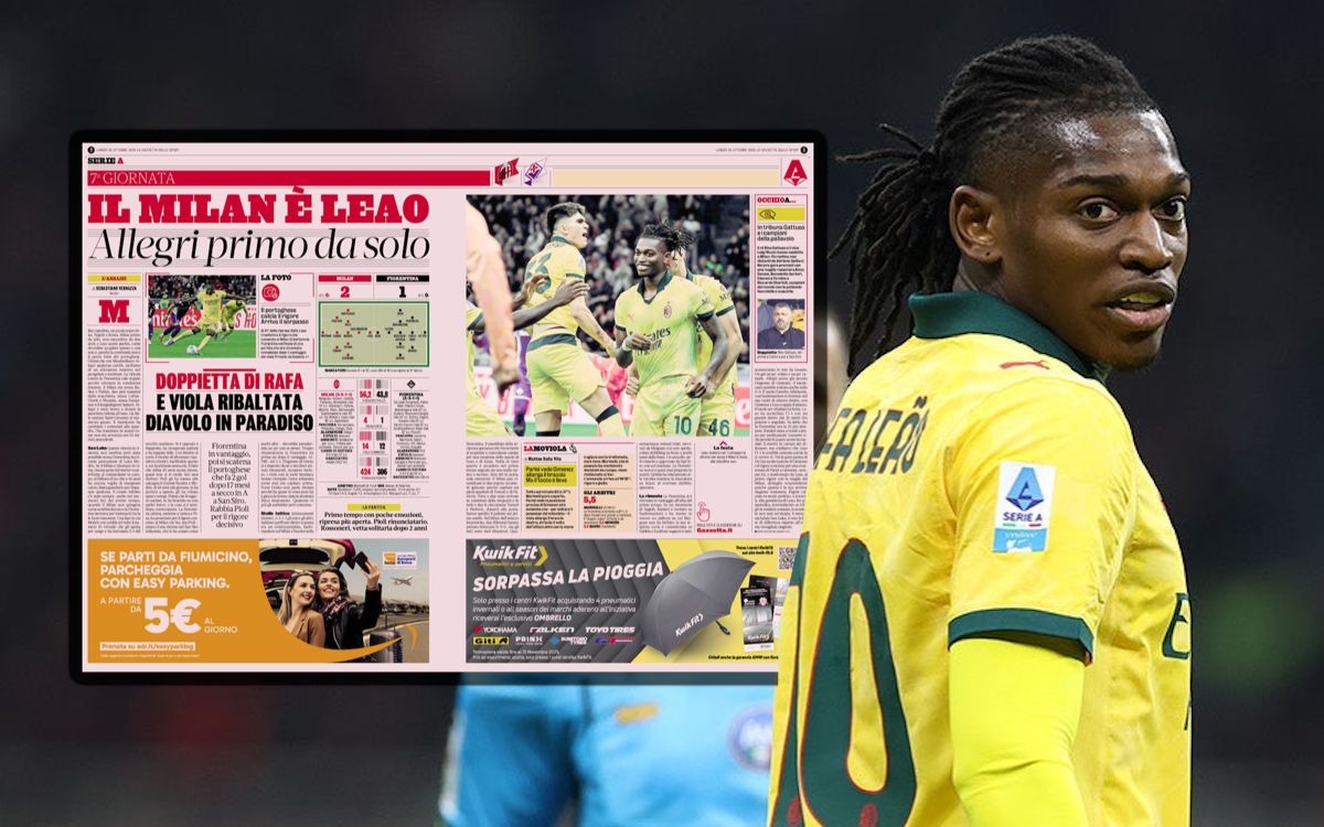 GdS: ‘Milan is Leao’ – how the comeback win against Fiorentina was inspired to claim top