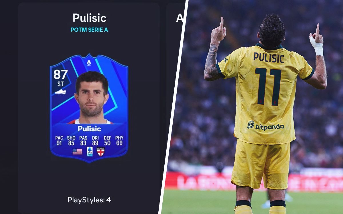 Official: Pulisic named Serie A Player of the Month for September