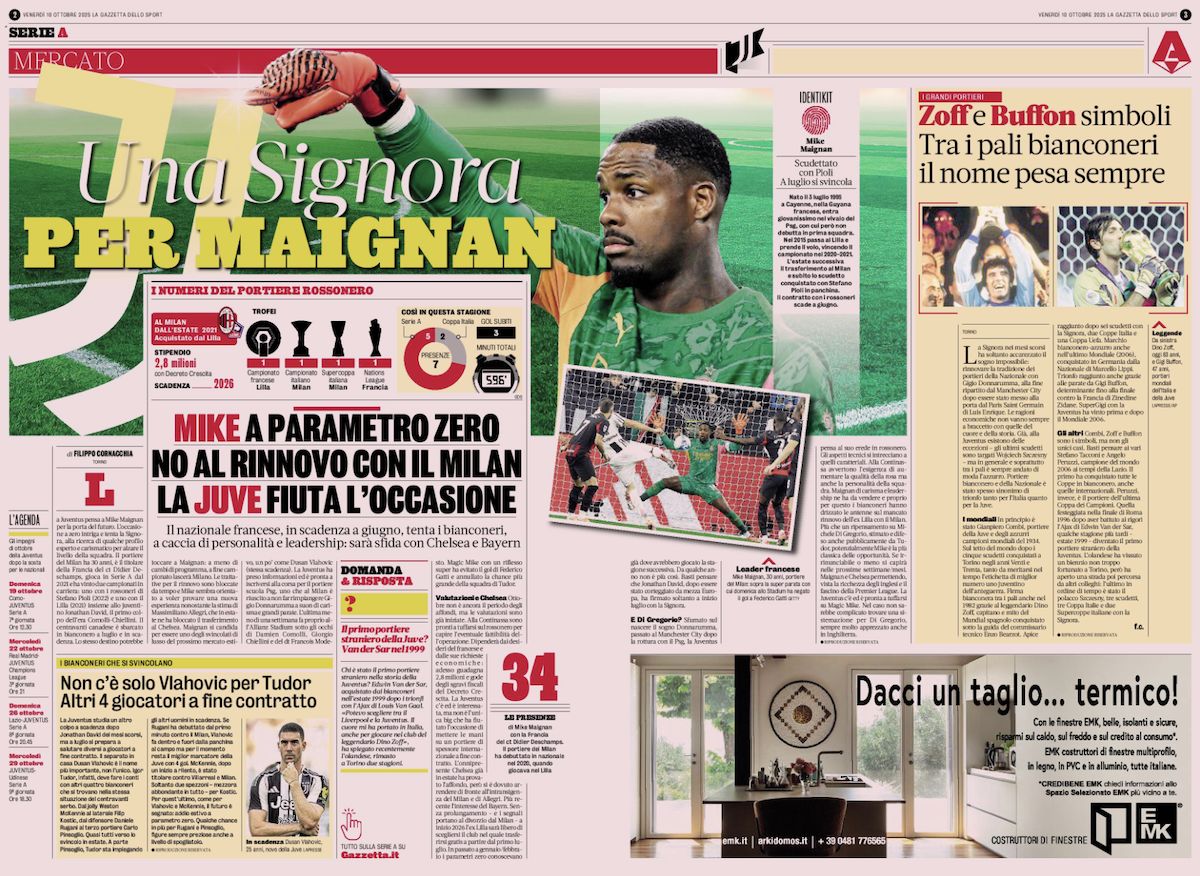 la gazzetta dello sport 10 october