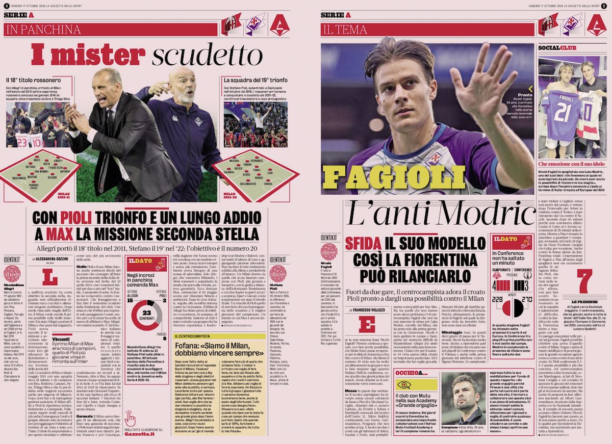 la gazzetta dello sport 17 october