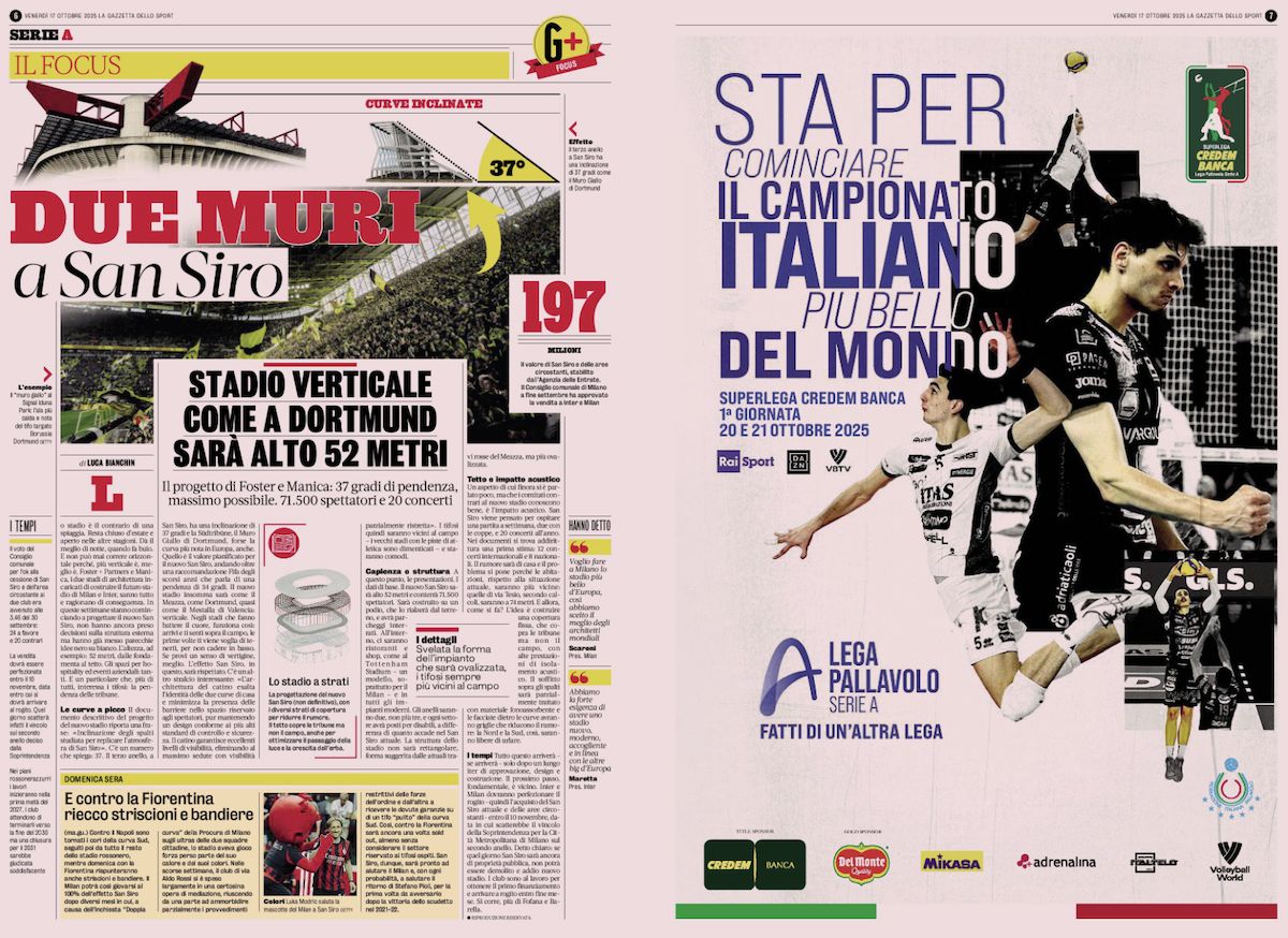la gazzetta dello sport 17 october