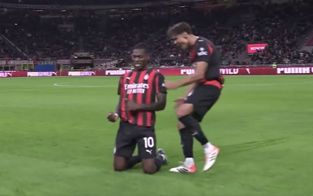 Watch: Leao scores third goal in two games to give Milan lead against Pisa