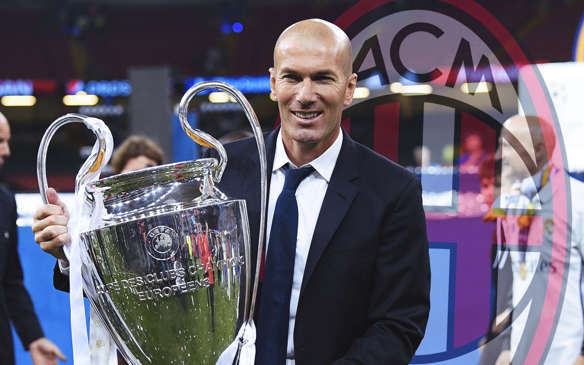 'Not true' - Zidane rejects idea that Milan previously offered him head coach job