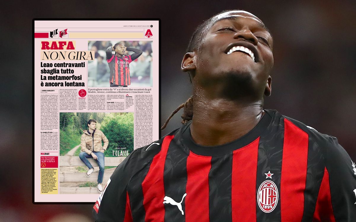Rafael Leao of AC Milan