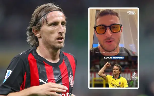 Luka Modric of AC Milan