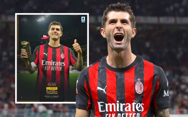 Christian Pulisic of AC Milan