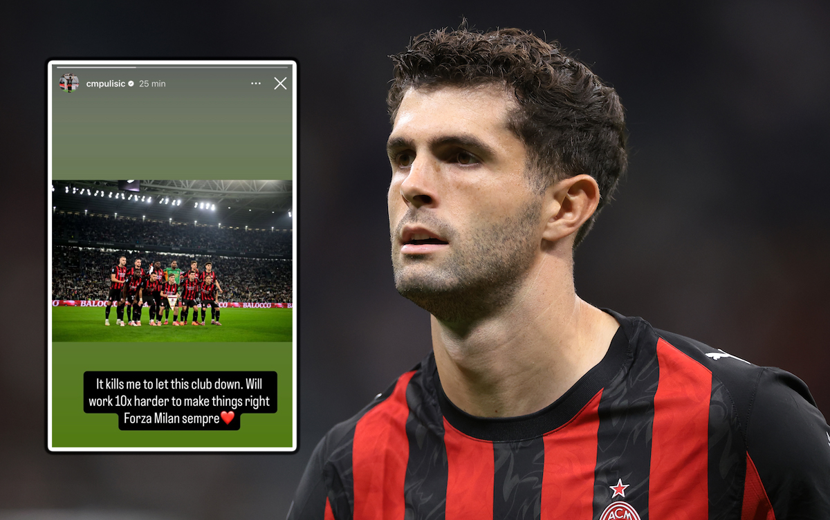 Christian Pulisic of AC Milan