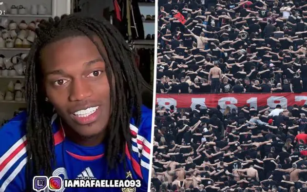AC Milan fans leao