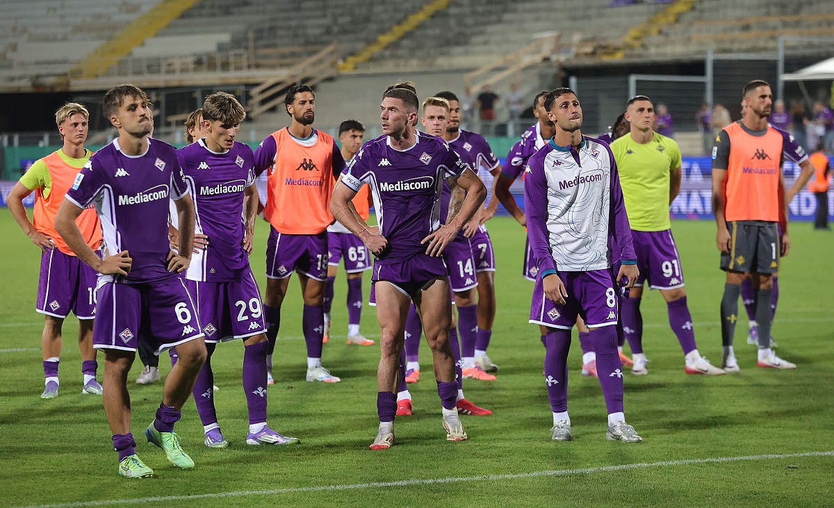 Fiorentina players disappointed
