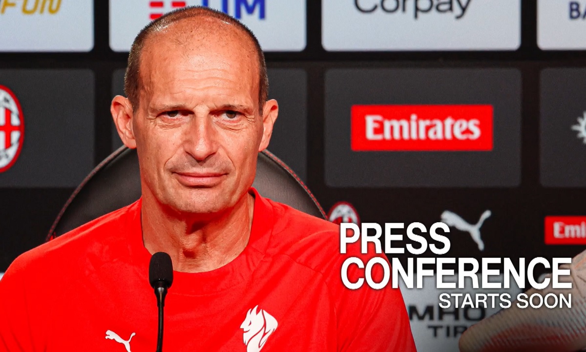 Allegri previews ‘great’ Juve-Milan clash and discusses XI doubts: “Bartesaghi or Athekame”