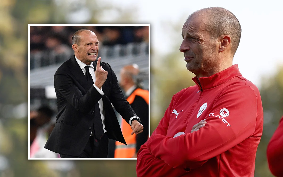 Allegri reaction Juventus-Milan
