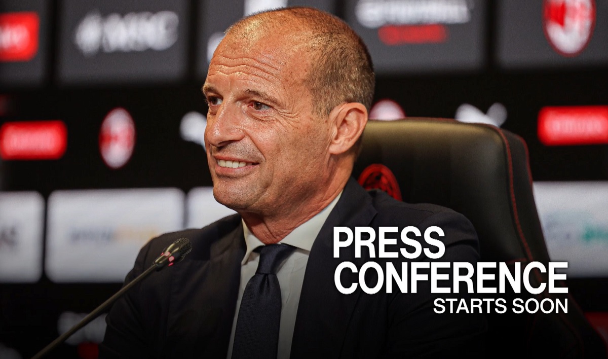 Allegri press conference Milan-Fiorentina