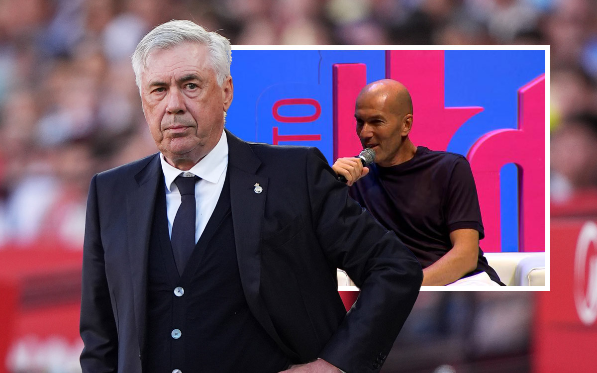 Zidane praises 'important' Ancelotti and Sacchi's Milan side: "An impressive team"
