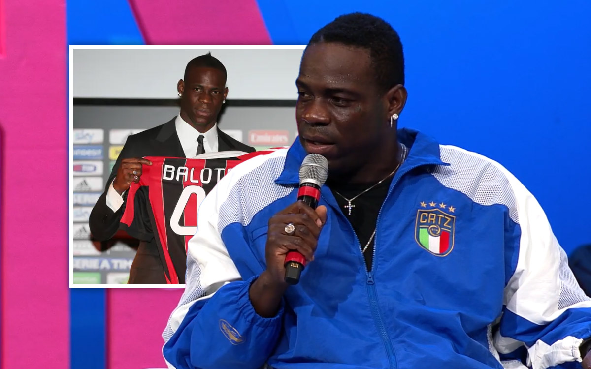 Balotelli reveals he abandoned Juventus move to join Milan: "A quick trip"