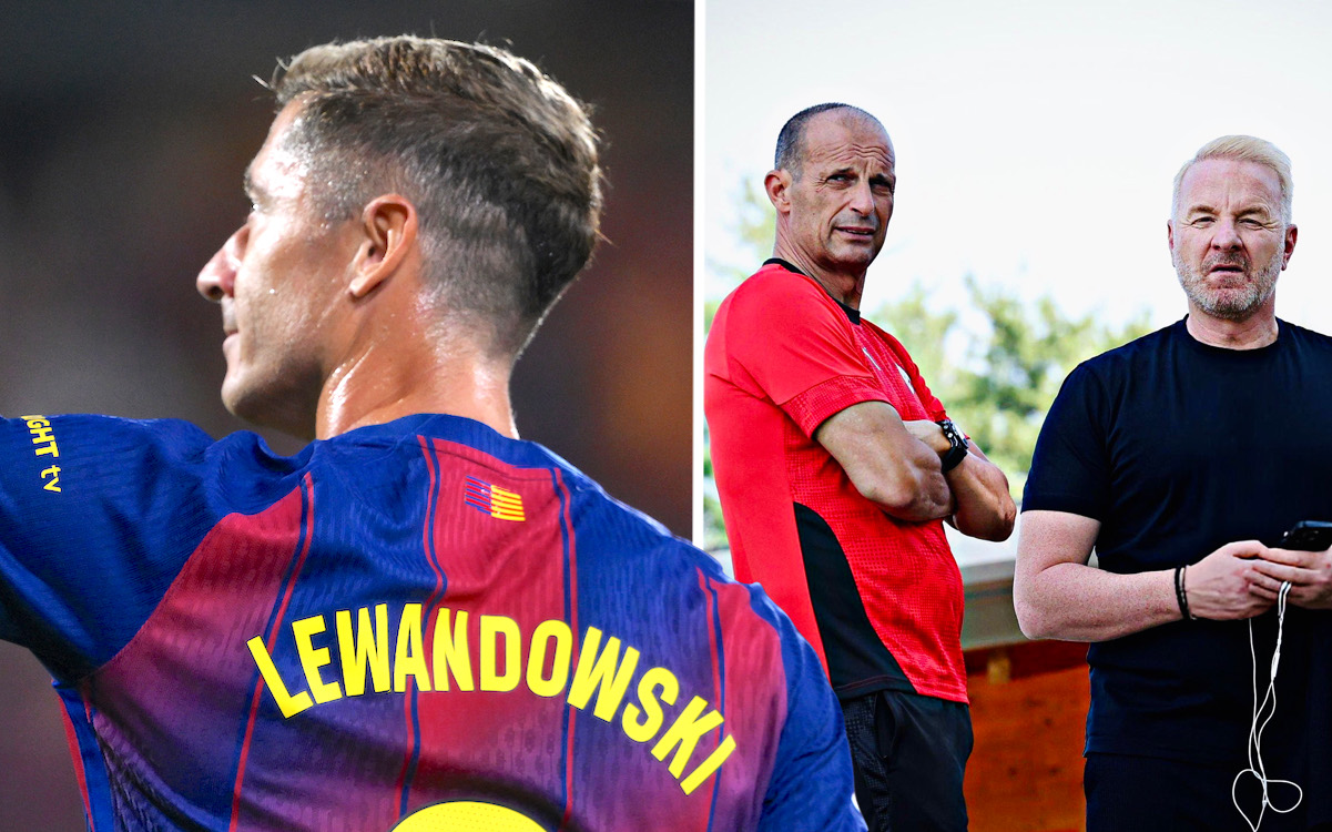 Robert Lewandowski of FC Barcelona