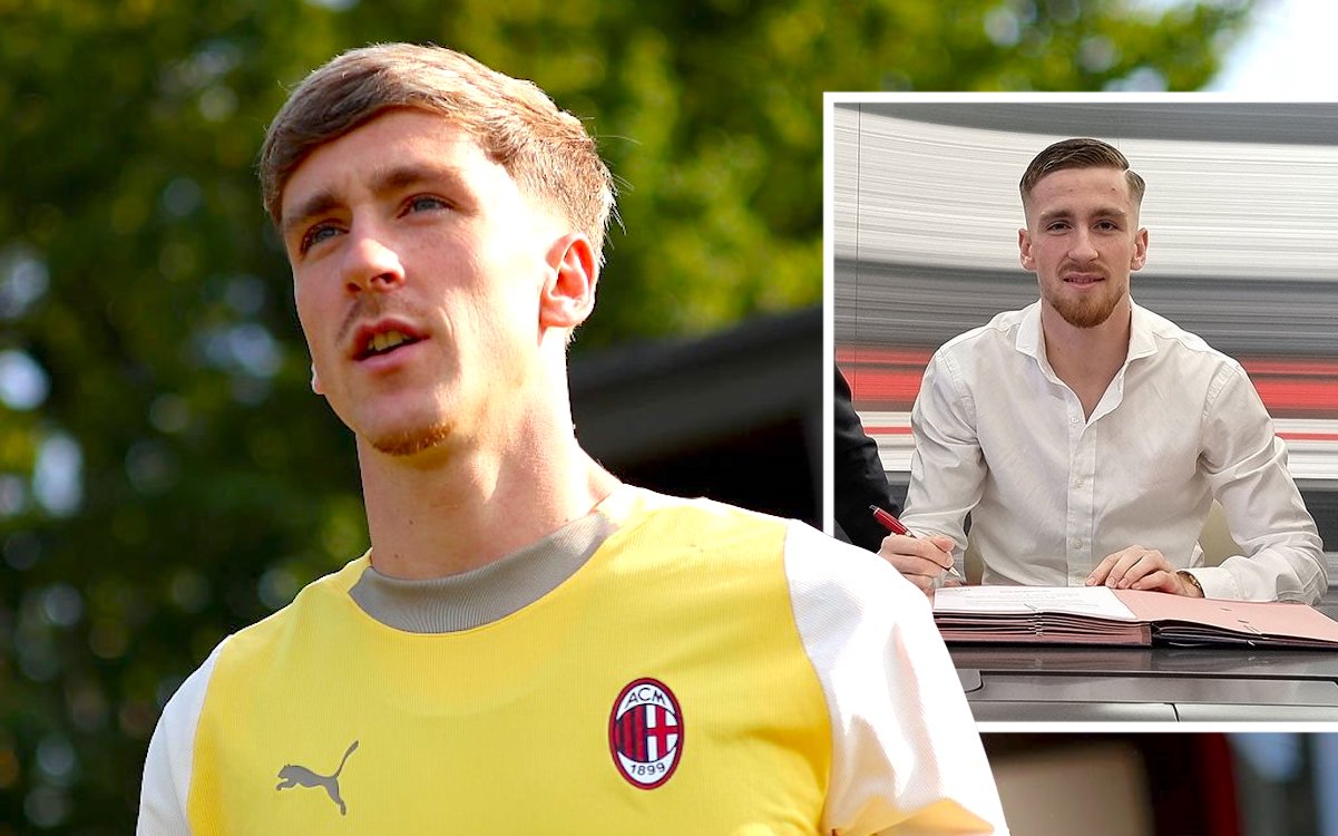 Alexis Saelemaekers of AC Milan