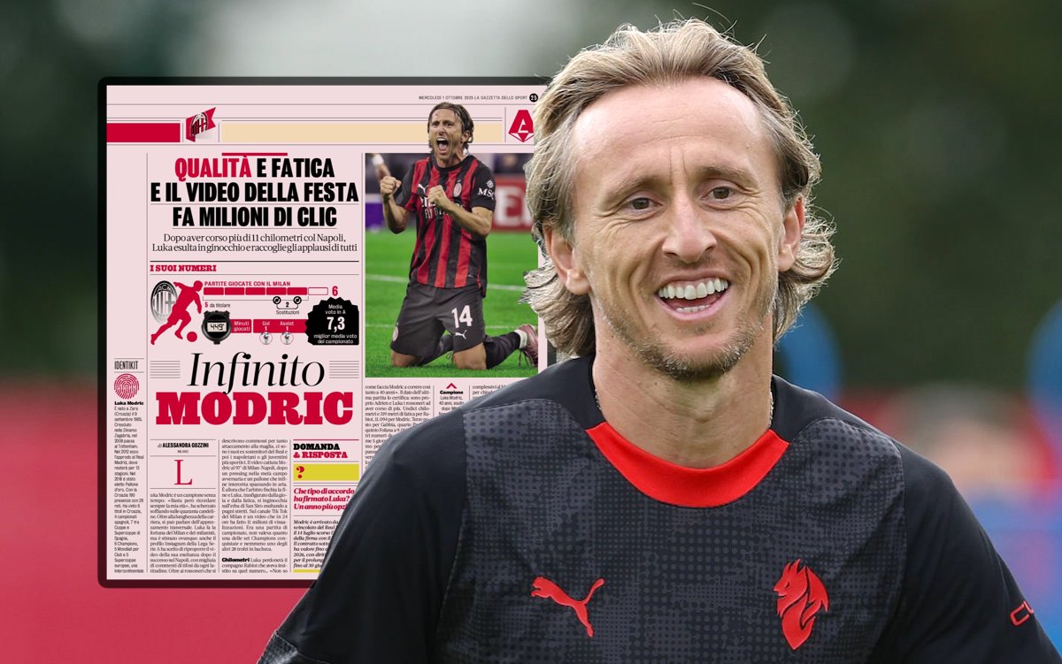 GdS: Dedication, emotion, passion – how ‘infinite’ Modric continues to amaze at Milan
