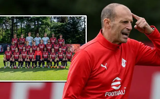 Head coach AC Milan Massimiliano Allegri