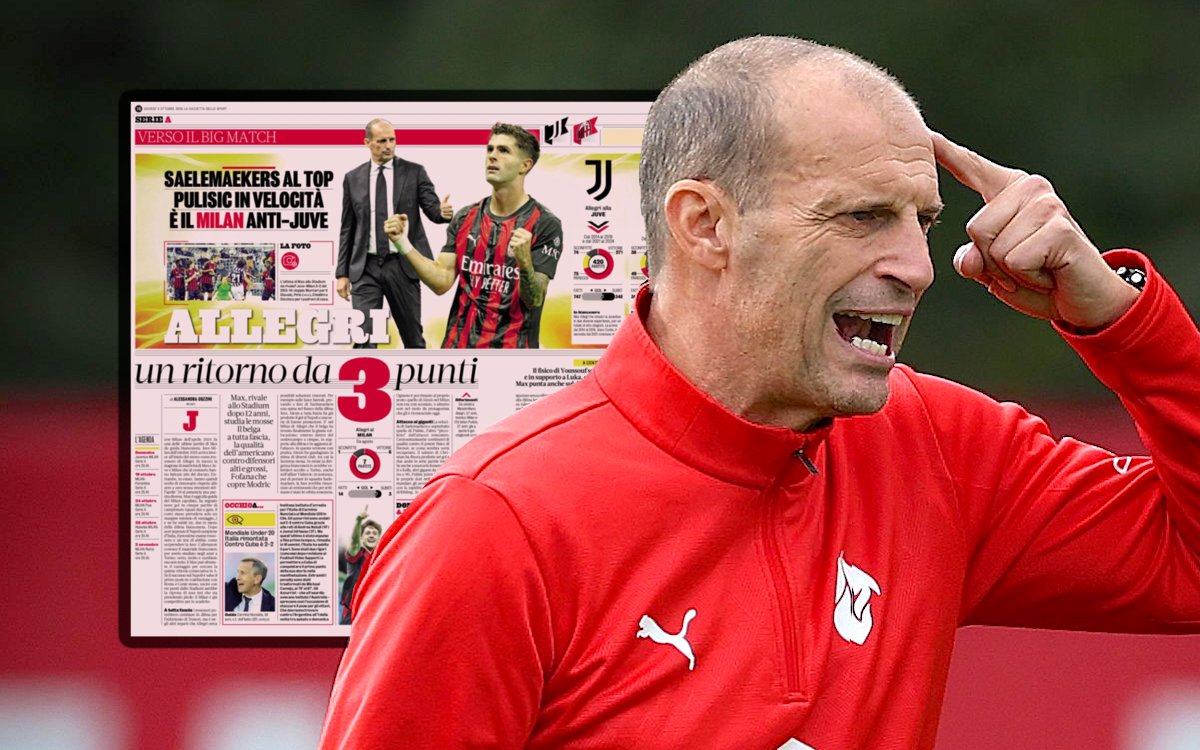 GdS: ‘A three-point return’ – the weapons Allegri will use to try down Juventus