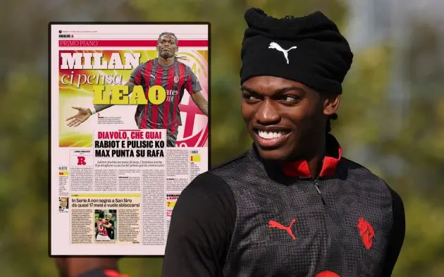 Rafael Leao of AC Milan