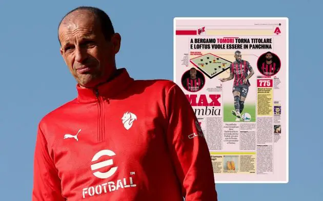 Massimiliano Allegri Head coach of AC Milan