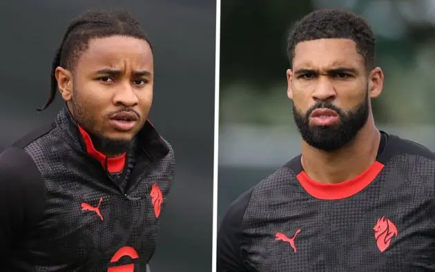 Christopher Nkunku Ruben Loftus-Cheek of AC Milan