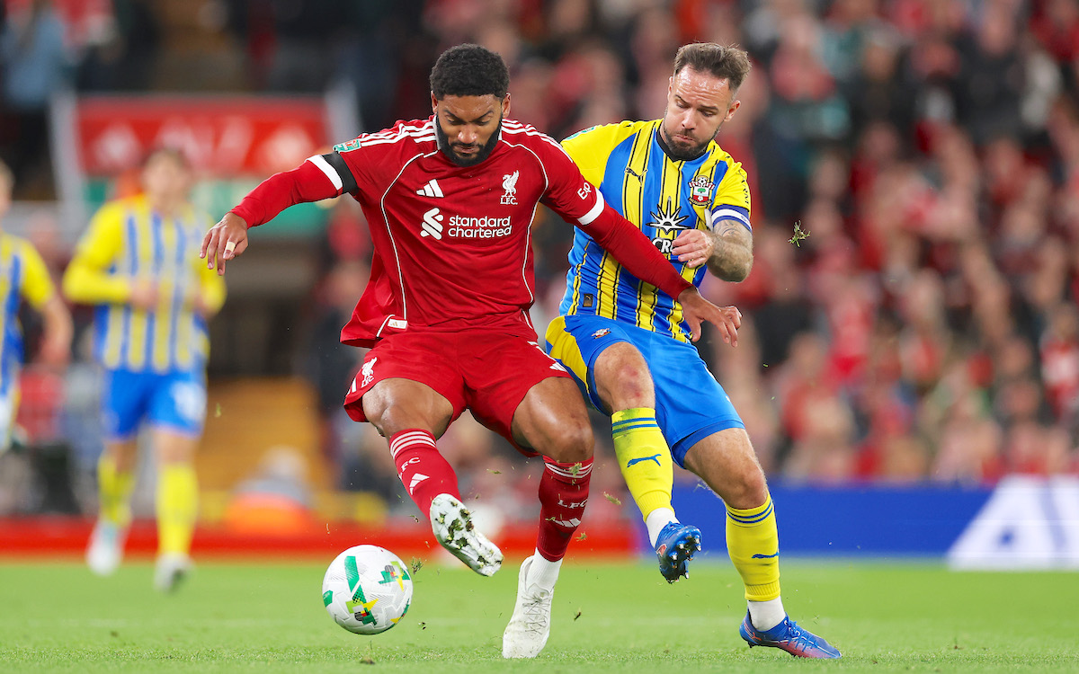 Joe Gomez of Liverpool