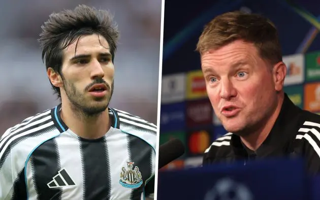 Eddie Howe Sandro Tonali Newcastle United
