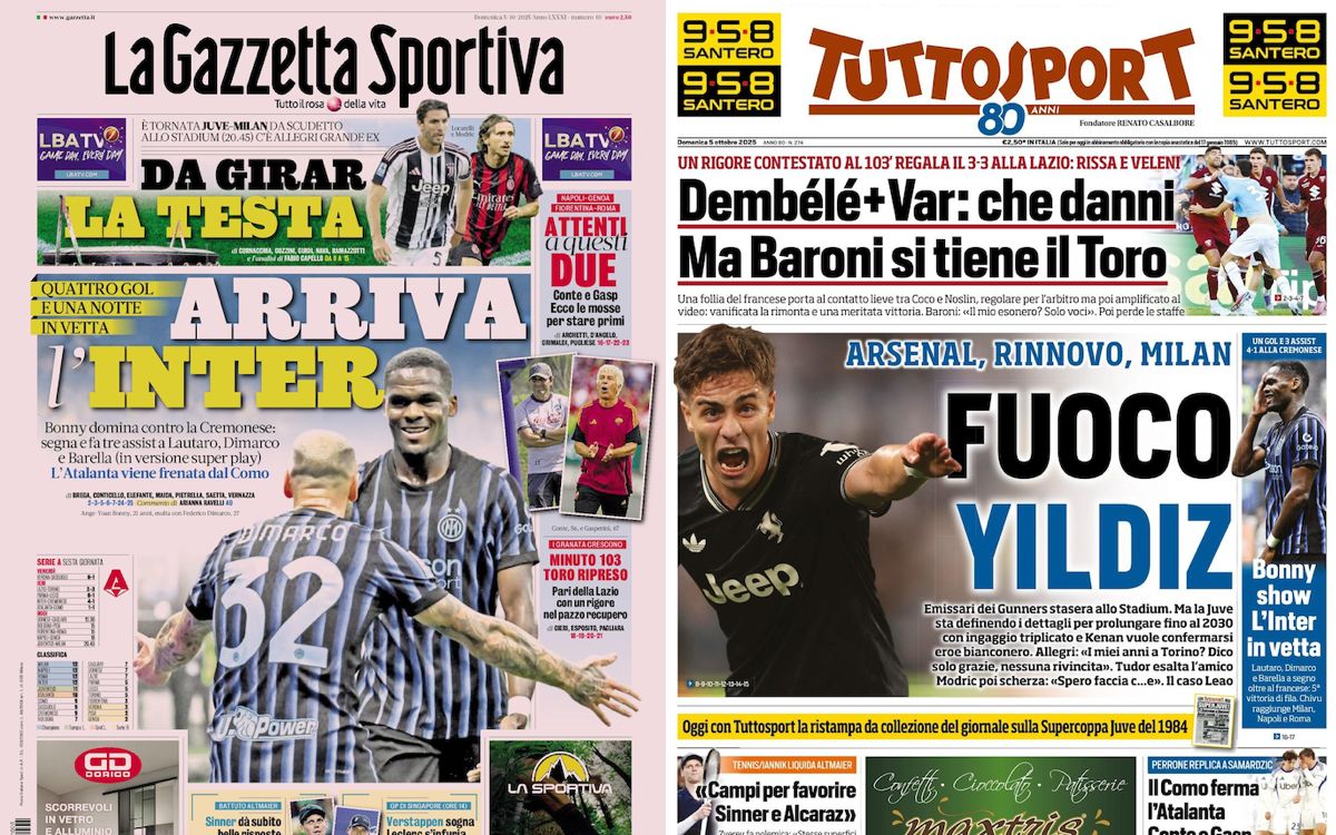 Gallery: ‘Enough to make your head spin’, ‘Night of geniuses’ – Today’s front pages in Italy