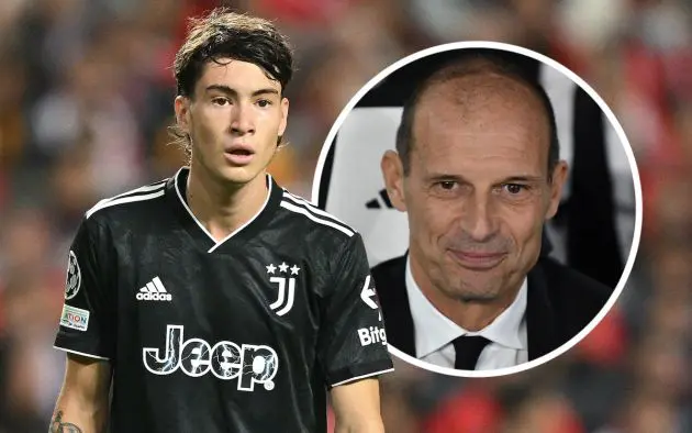 Matias Soule of Juventus massimiliano allegri