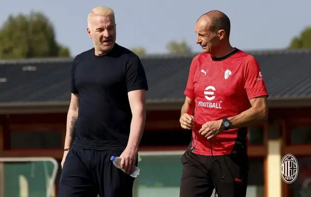 Igli Tare and Max Allegri