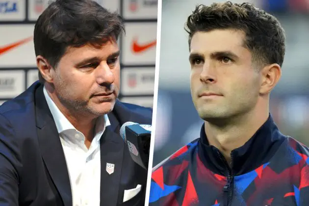 Christian Pulisic #10 of the United States pochettino