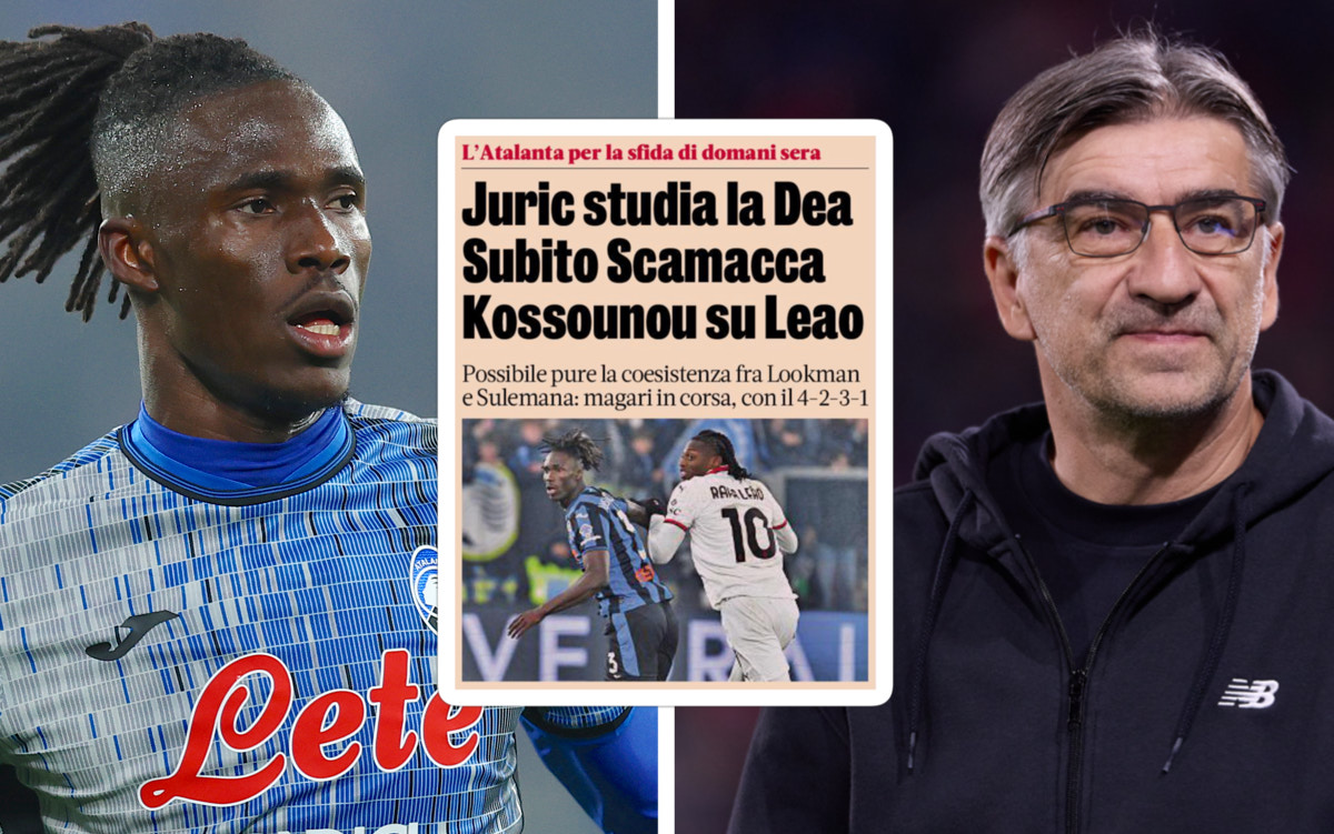 GdS: Stopping Leao and finding goals - Juric draws up Atalanta's plan to face Milan