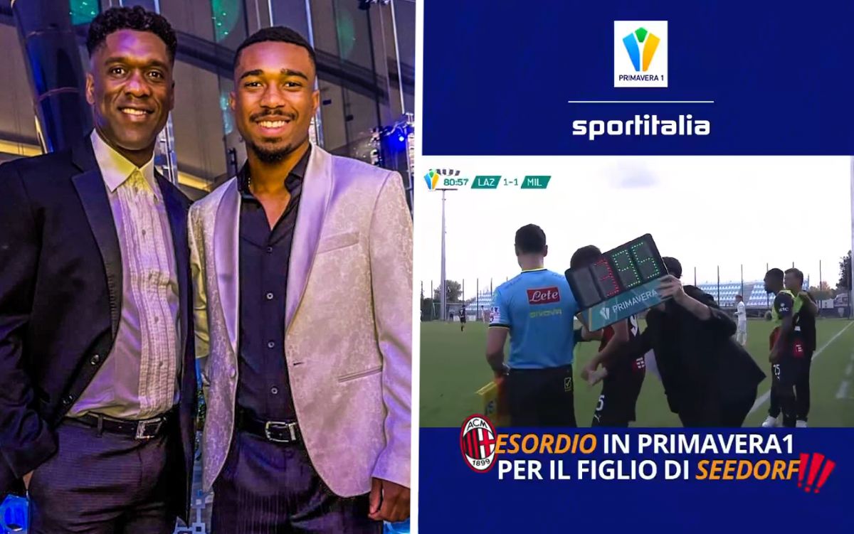 Clarence Seedorf’s son Denzel makes Milan Primavera debut – video
