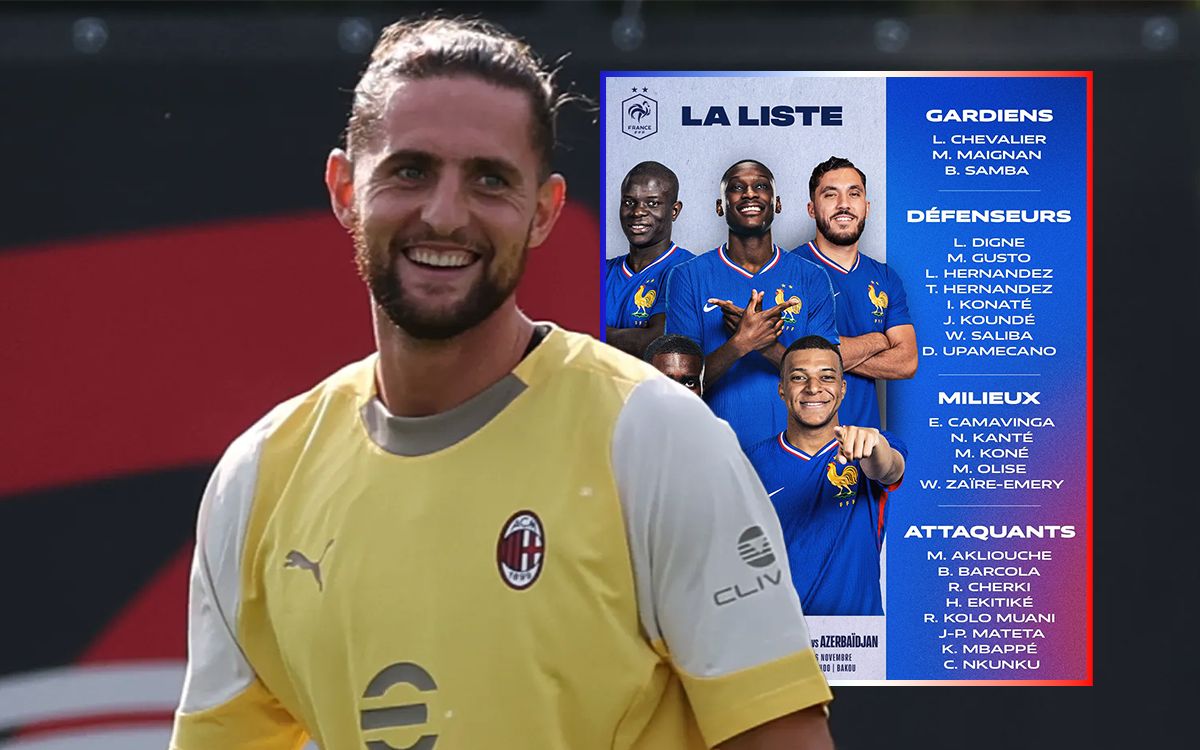 Official: Maignan and Nkunku called up as Rabiot absent from France squad