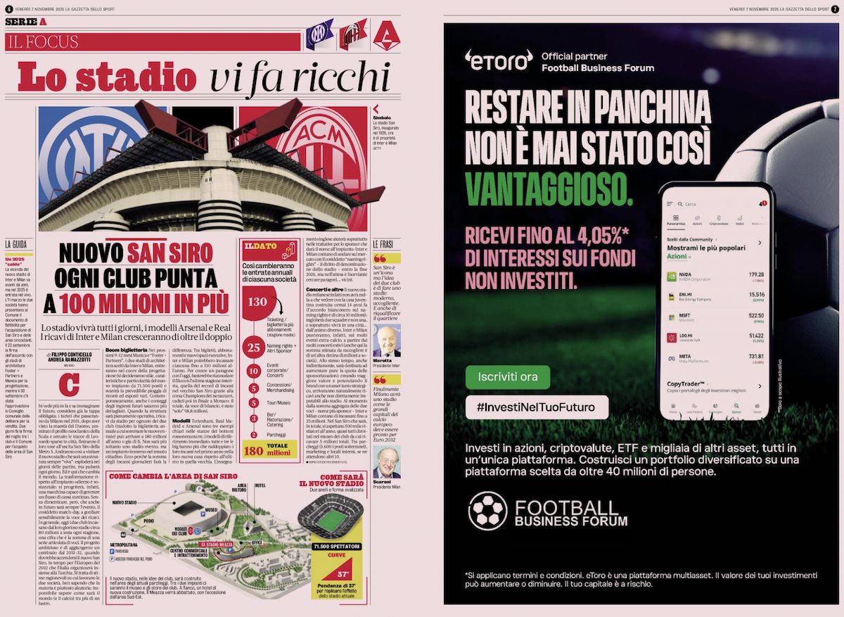 la gazzetta dello sport 7 november