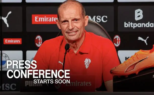 Massimiliano Allegri Parma press conference