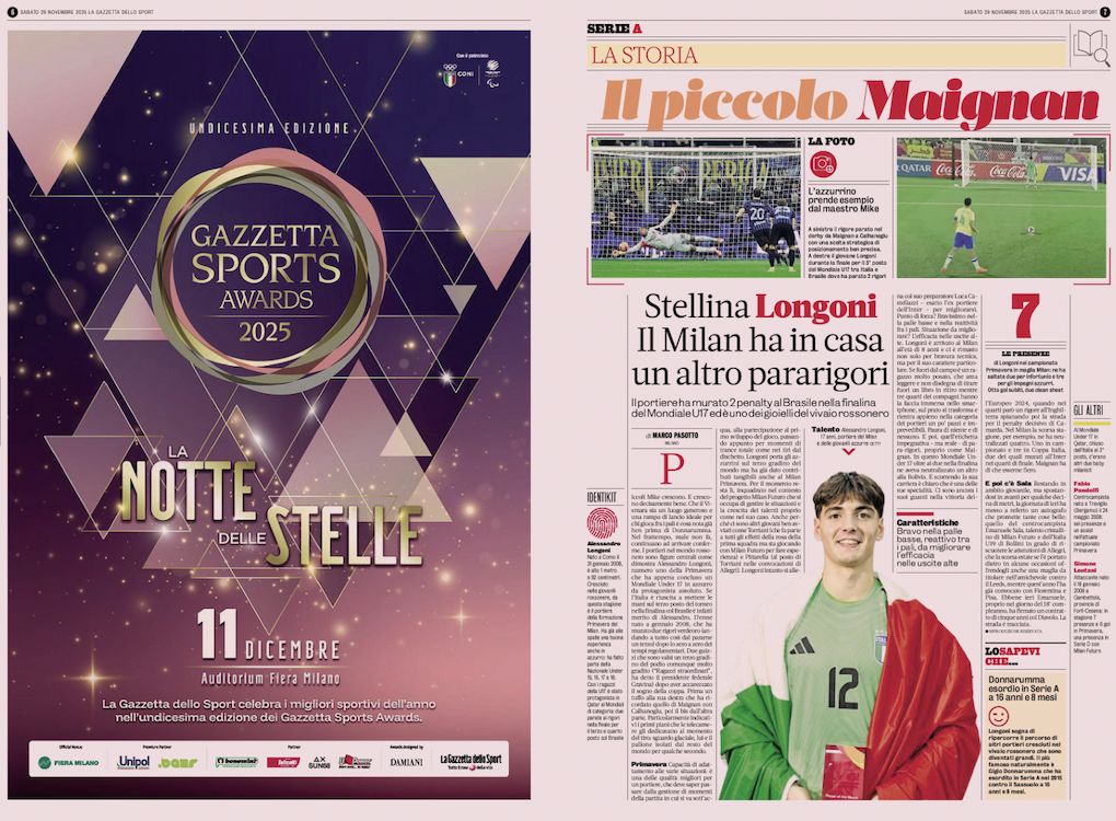 gazzetta dello sport 29 november