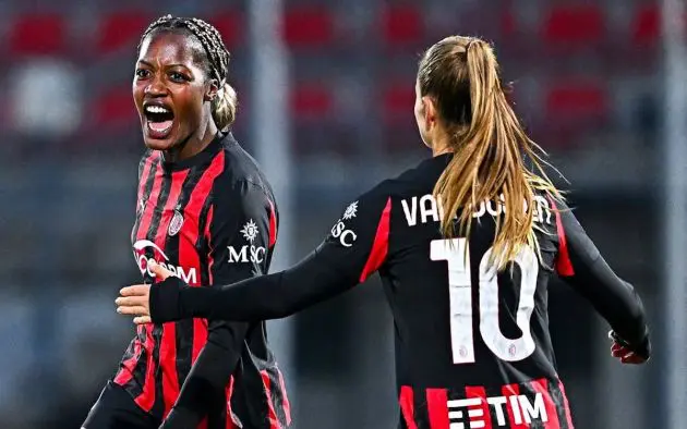 ac milan women sassuolo