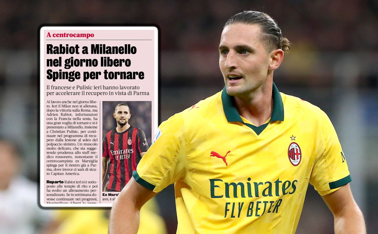 GdS: Help for depleted departments – Rabiot and Pulisic hopes boosted ahead of Parma trip